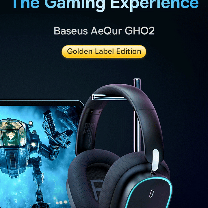Auriculares inalámbricos para juegos Baseus GH02 - RGB y Bluetooth 5.3