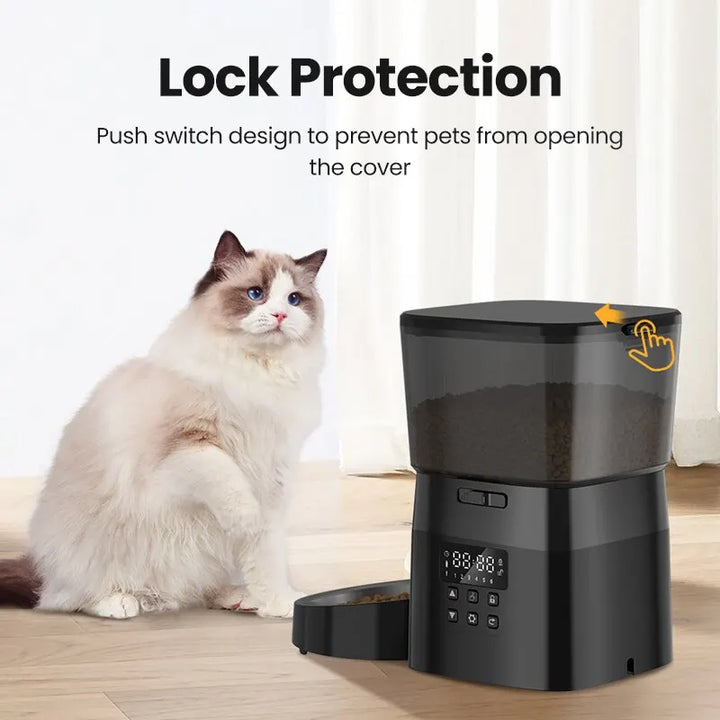 Comedero automático para perros y gatos ROJECO - Control inteligente