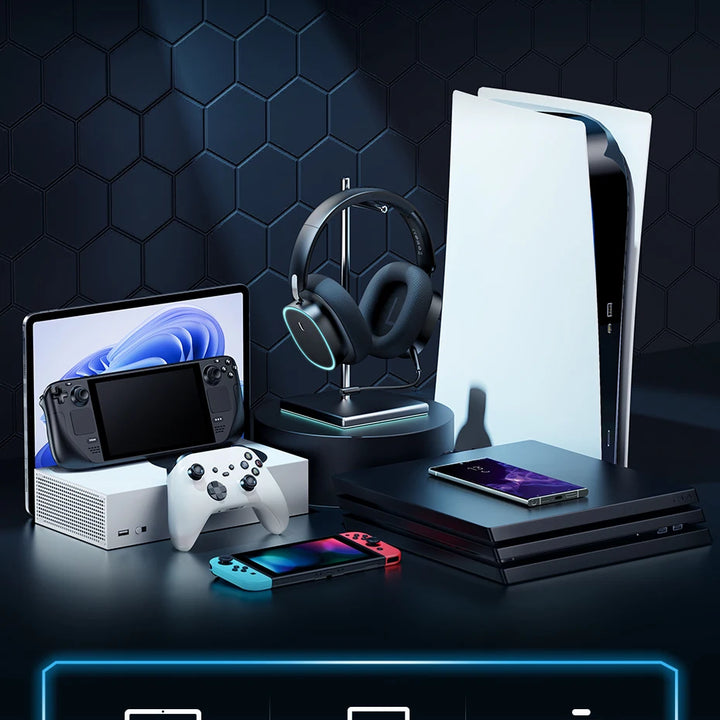 Auriculares inalámbricos para juegos Baseus GH02 - RGB y Bluetooth 5.3
