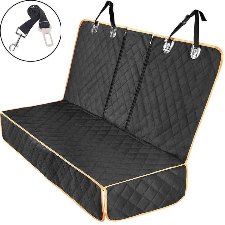 Funda para asiento de coche para perros: cojín trasero impermeable para mascotas