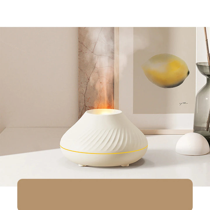 Difusor de aroma de llama Lanwang: crea un ambiente acogedor.
