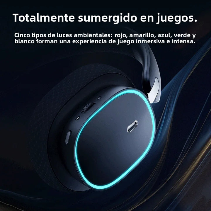 Auriculares inalámbricos para juegos Baseus GH02 - RGB y Bluetooth 5.3